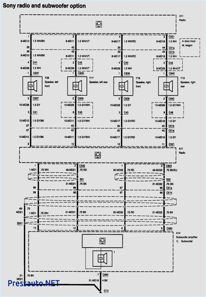 Focus Wiring Diagram 2000 ford F150 Stereo Wiring Diagram Wiring Diagrams