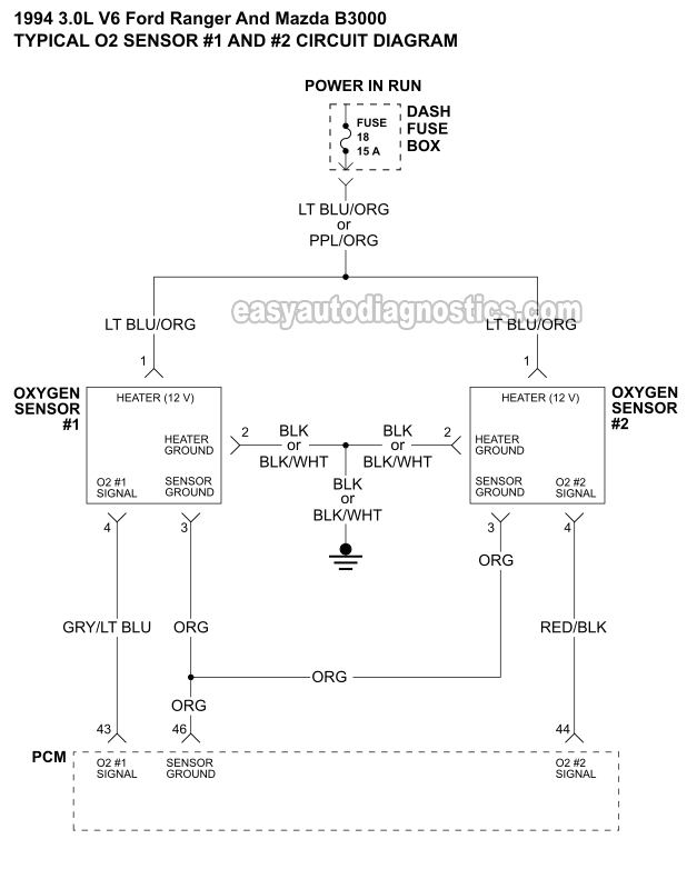 Ford O2 Sensor Wiring Diagram Oxygen Sensor Schematic Manual E Book Ford O2 Sensor Wiring Diagram Oxygen Sensor Schematic Manual E Book