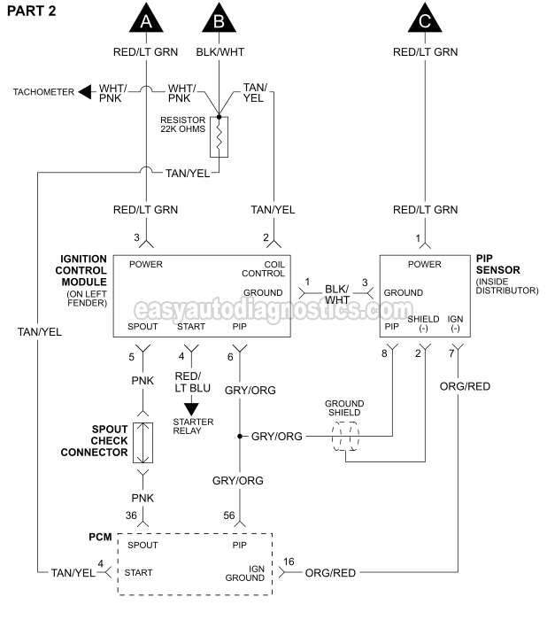Ford Tfi Module Wiring Diagram 1990 ford F 150 Ignition Module Wiring Diagram Wiring Diagram Option