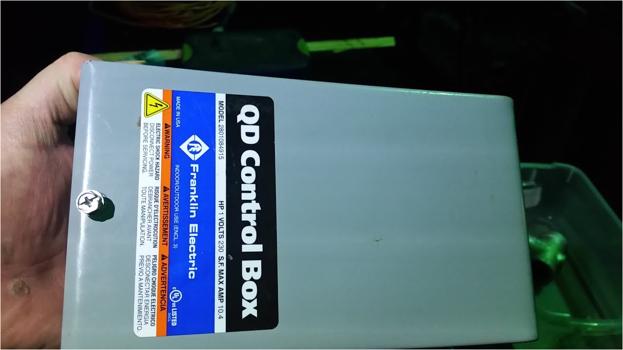 Franklin Electric Submersible Pump Wiring Diagram Franklin Qd Control Box Model 2801084915 Capacitor and Relay Franklin Electric Submersible Pump Wiring Diagram Franklin Qd Control Box Model 2801084915 Capacitor and Relay
