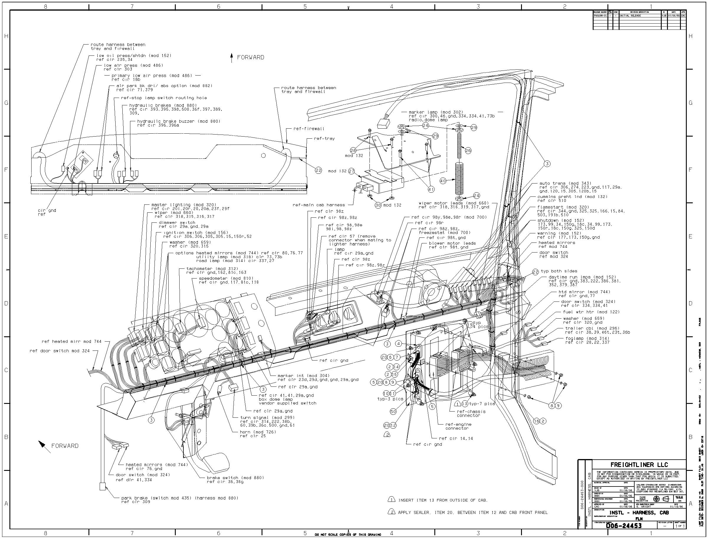 Freightliner Trailer Wiring Diagram Freightliner Truck Wiring Diagrams Wiring Diagram