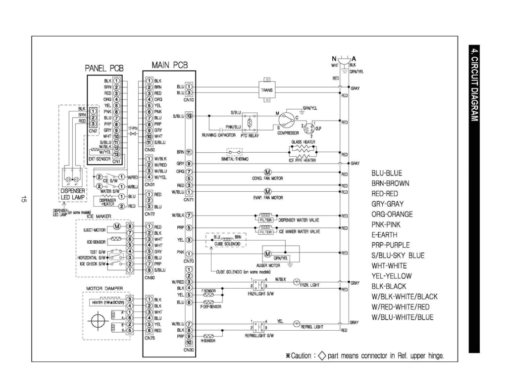 Ge Side by Side Refrigerator Wiring Diagram True Diagram Freezer Wiring Diagram Database
