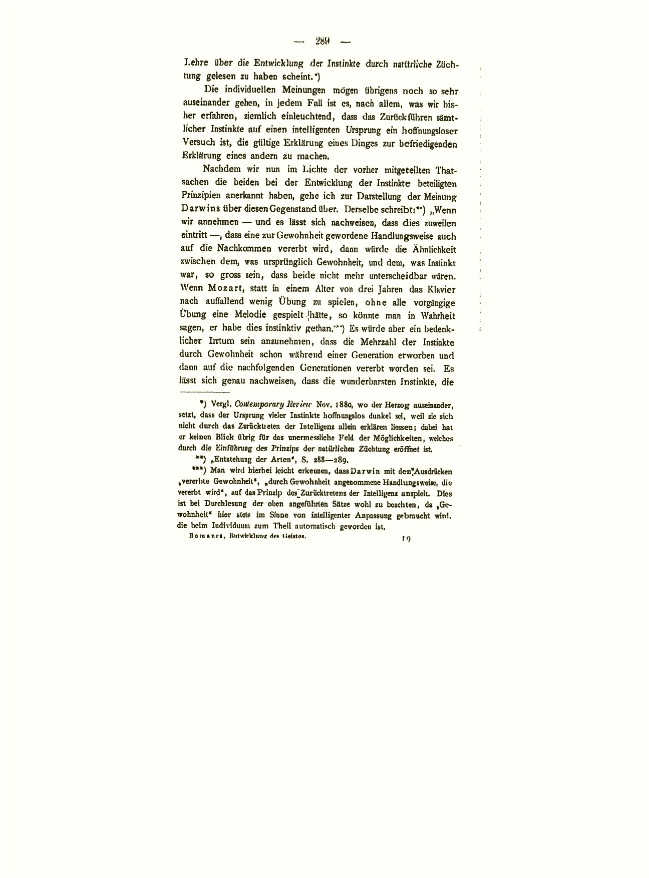 Ge Telligence Wiring Diagram Darwin C R 1887 A Ber Den Instinkt In G J Romanes Die