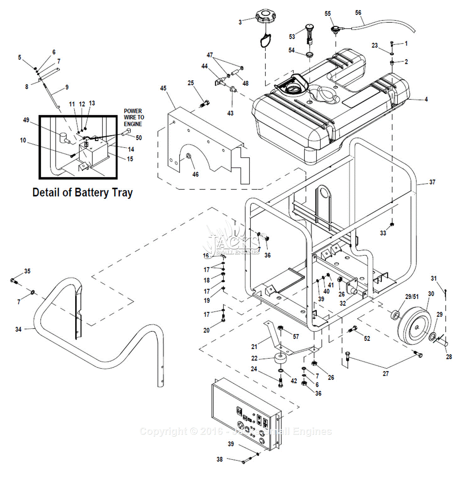 Generac Gp17500e Wiring Diagram Generac 0057350 Gp17500e Parts Diagram for Handle Frame Wheel Generac Gp17500e Wiring Diagram Generac 0057350 Gp17500e Parts Diagram for Handle Frame Wheel