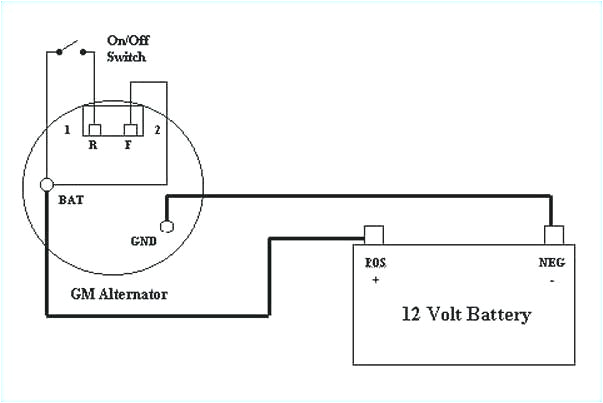 Gm One Wire Alternator Diagram 2kd Alternator Wiring Diagram Wiring Diagram Autovehicle
