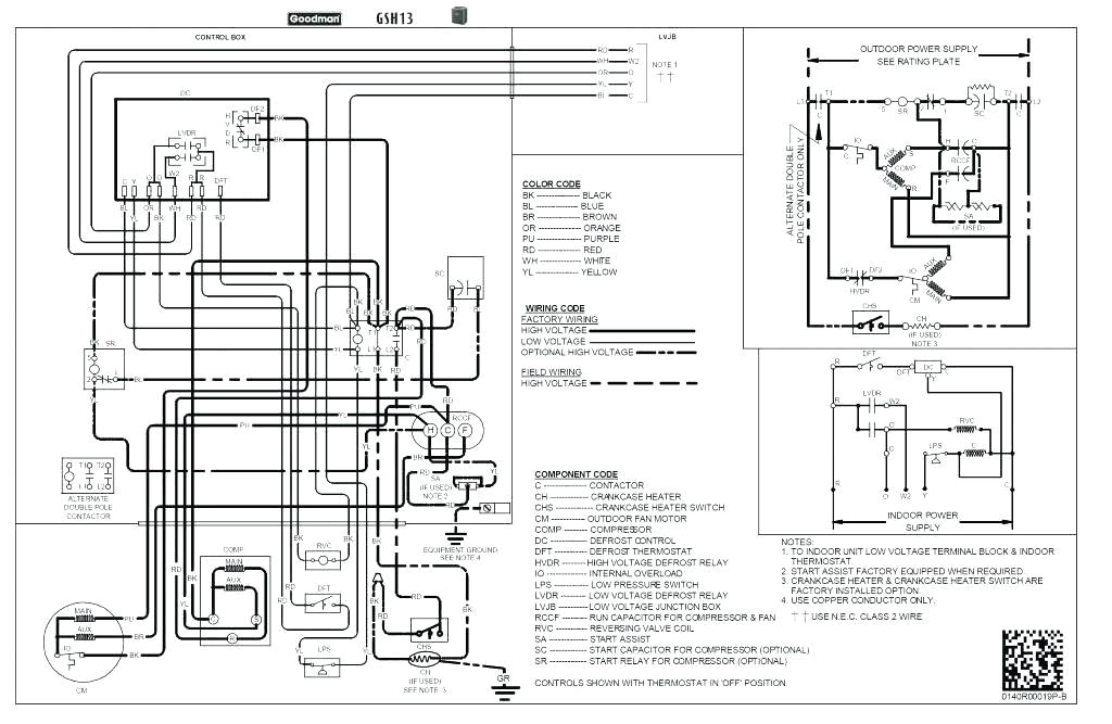 Goodman Heat Strip Wiring Diagram Goodman Heat Wiring Diagram Wiring Diagram Review