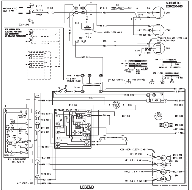 Goodman Heat Strip Wiring Diagram Strip Heat Wiring Diagram Wiring Diagram Name