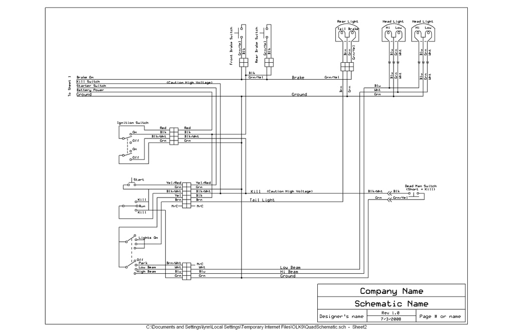 Hensim atv Wiring Diagram Wildfire 250 Wiring Diagram Wiring Diagram Inside