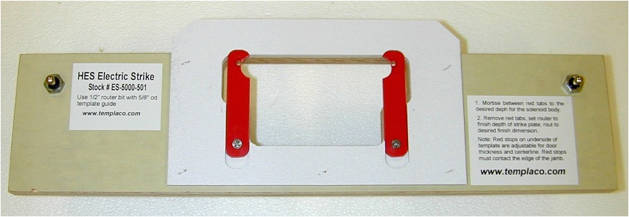 Hes Door Strike Wiring Diagram Templaco tools Router Jigs Door tools Door Lock Installation Kits