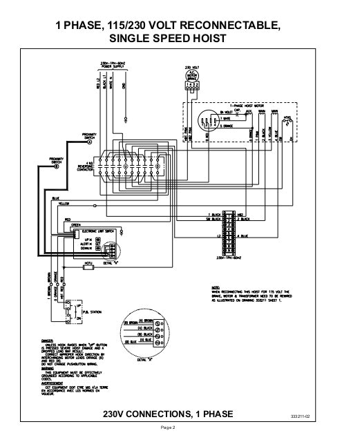 Hoist Wiring Diagram Acco Hoist Wiring Diagram Wiring Diagram Img