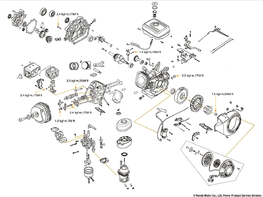 Honda Gx270 Wiring Diagram Honda Gx270 Wiring Wiring Diagram
