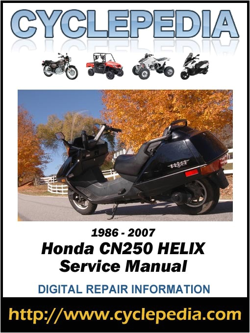 Honda Helix Wiring Diagram Honda Cn250 Helix 1986 2007 Service Manual Media On Demand Overdrive