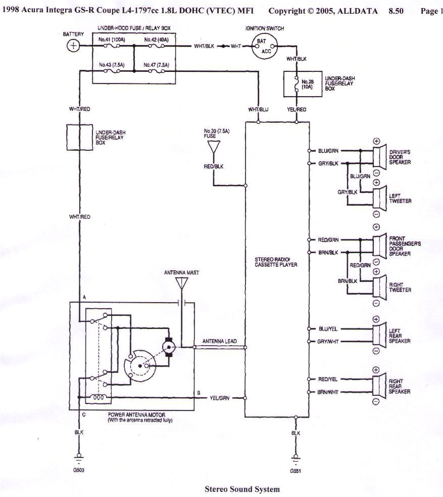 Honda Integra Wiring Diagram Integra Wiring Diagram Wiring Diagram Centre