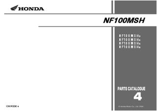 Honda Wave 100 Wiring Diagram Manual Despiece Honda Nf 100 Wave 2003 Al 2006 by Fernando Laborda