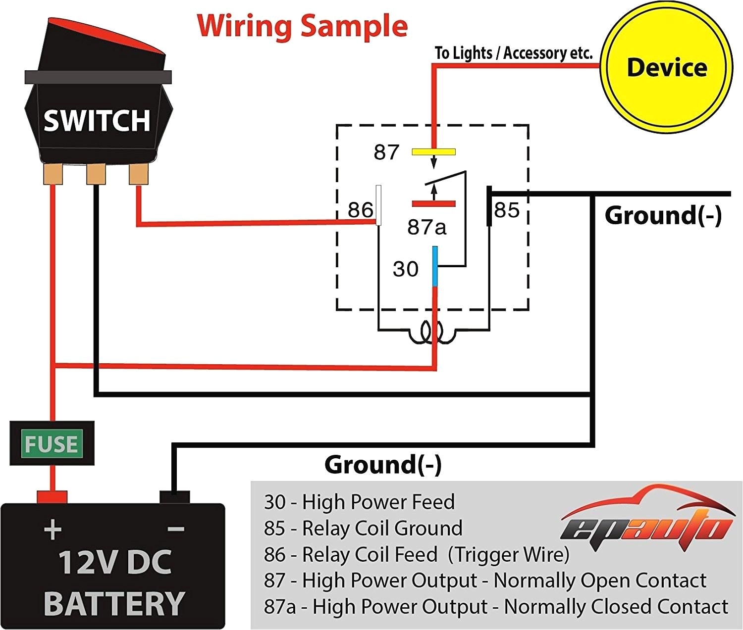 Horn Wiring Diagram with Relay Car Horn Wiring Diagram for Dc Wiring Diagrams