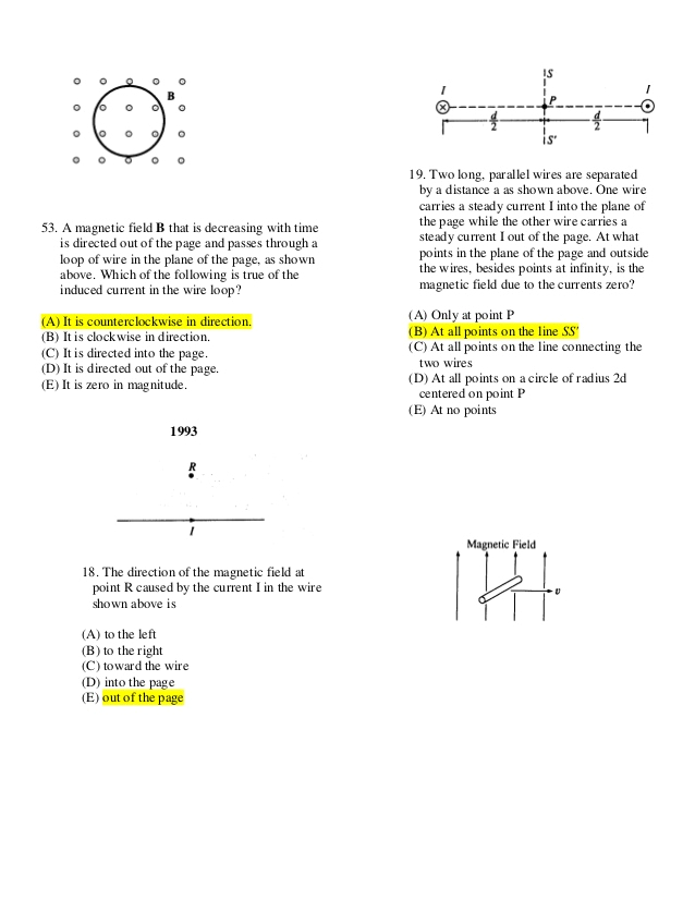 How is Field Wiring Shown On Most Field Connection Diagrams Electromagnetism Ap Multiplechoiceanswers2011 1