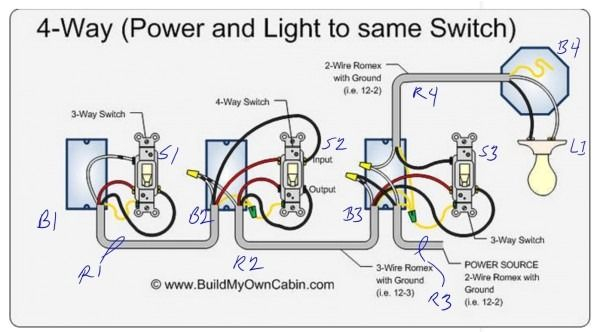 How to Wire A 4 Way Switch Diagram 3 and 4 Way Switch Wiring Diagram Diagram Light Switch Wiring How to Wire A 4 Way Switch Diagram 3 and 4 Way Switch Wiring Diagram Diagram Light Switch Wiring