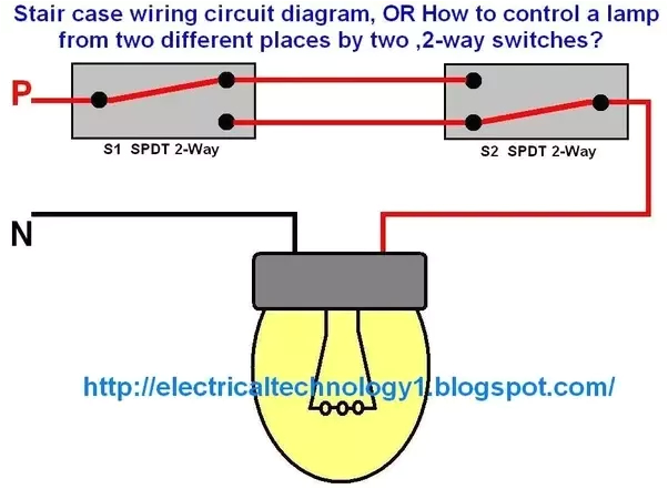 How to Wire A Two Way Light Switch Diagram How Can Two Light Switch Control One Light Quora