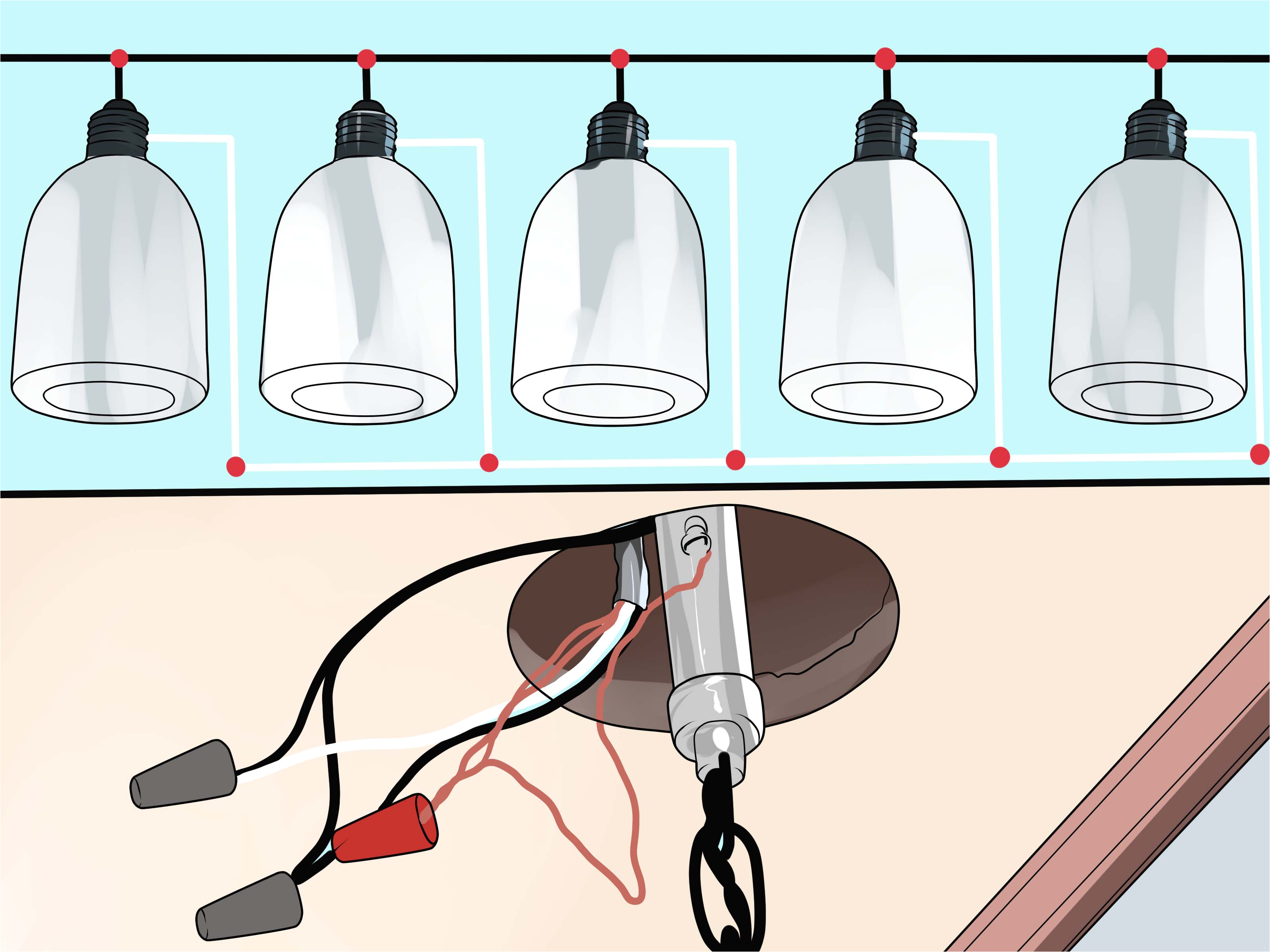 How to Wire Recessed Lighting Diagram How to Daisy Chain Lights with Pictures Wikihow