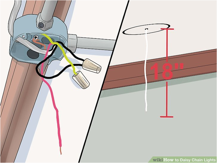 How to Wire Under Cabinet Lighting Diagram Uk How to Daisy Chain Lights with Pictures Wikihow