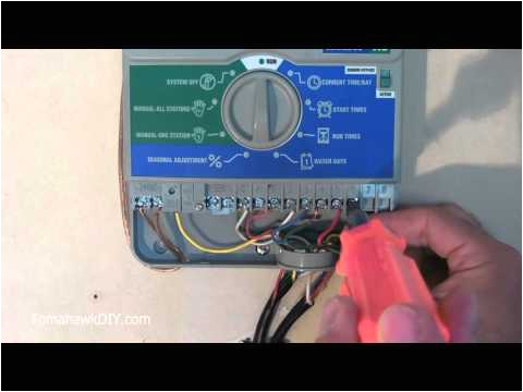 Hunter Src Wiring Diagram How to Install Wire A Sprinkler Controller Youtube Hunter Src Wiring Diagram How to Install Wire A Sprinkler Controller Youtube