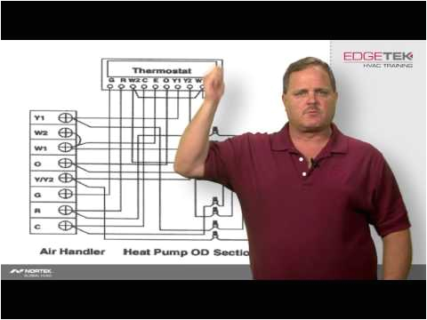 Hvac thermostat Wiring Diagram Wiring Of A Two Stage Heat Pump Youtube Hvac thermostat Wiring Diagram Wiring Of A Two Stage Heat Pump Youtube