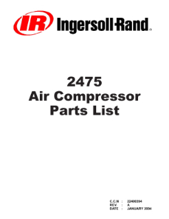 Ingersoll Rand T30 Air Compressor Wiring Diagram Two Stage Electric Driven Reciprocating Air Compressor 2 5 Hp