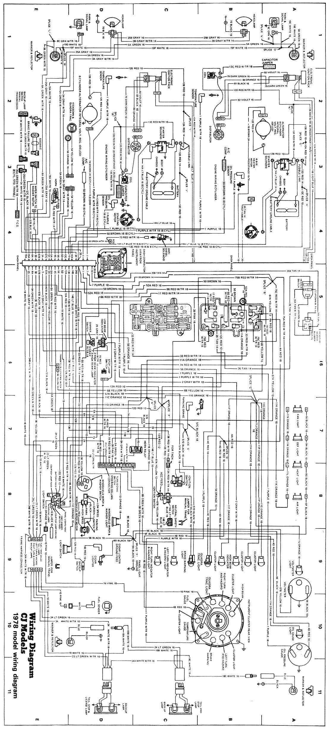 Jeep Cj5 Wiring Diagram Pdf 86 Jeep Cj Wiring Wiring Diagram