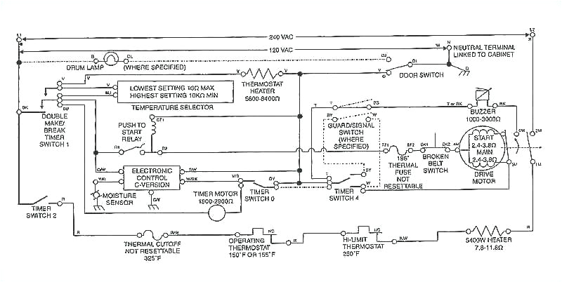Kenmore 70 Series Dryer Wiring Diagram Electric Dryer Schematic Wiring Manual E Book