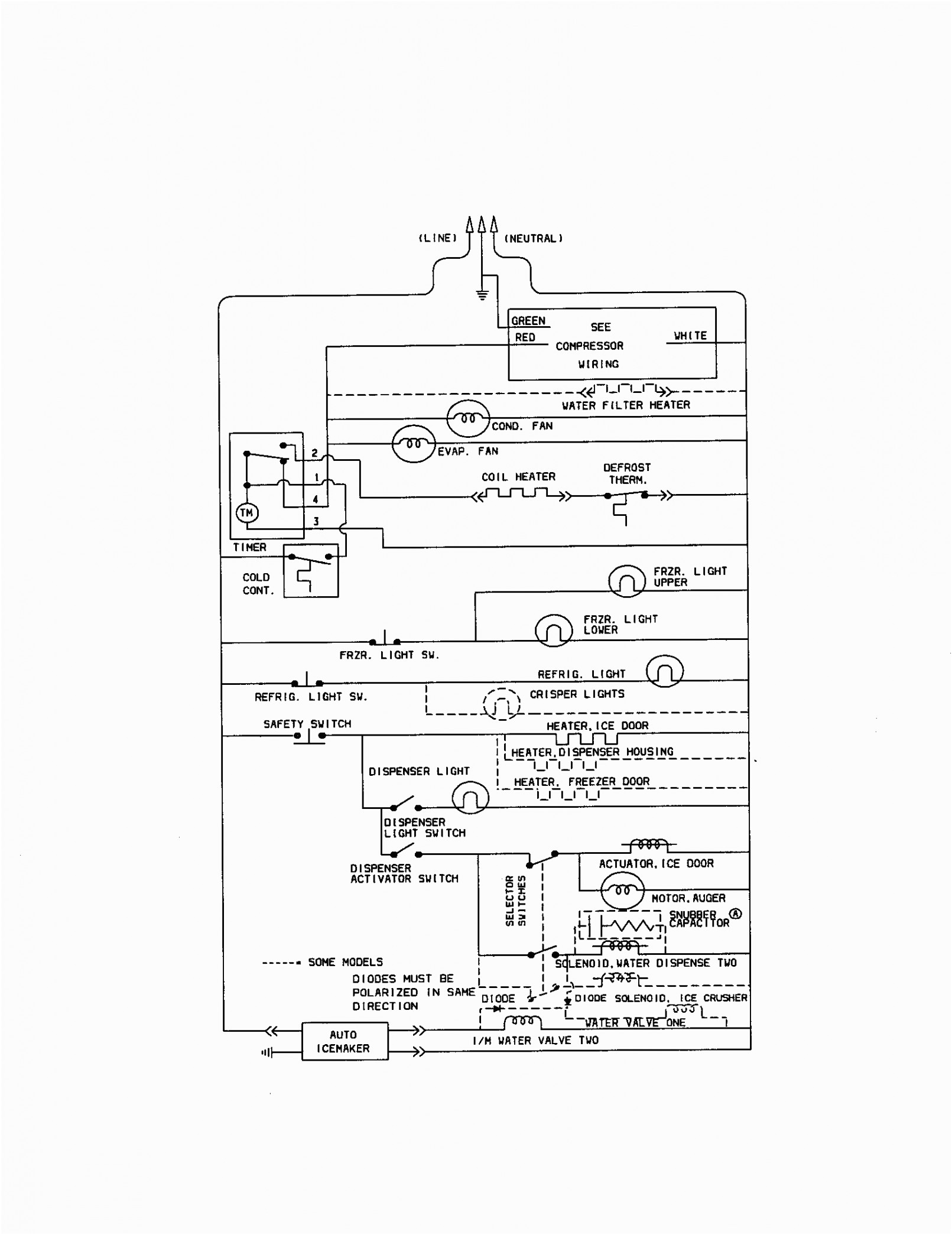 Kenmore Refrigerator Ice Maker Wiring Diagram Wiring Sears Diagram 425204400 Wiring Diagram List
