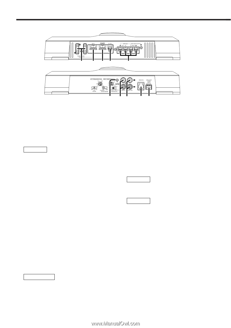 Kenwood Kac 7201 Wiring Diagram Kenwood Kac7201 Instruction Manual Page 4 Kenwood Kac 7201 Wiring Diagram Kenwood Kac7201 Instruction Manual Page 4