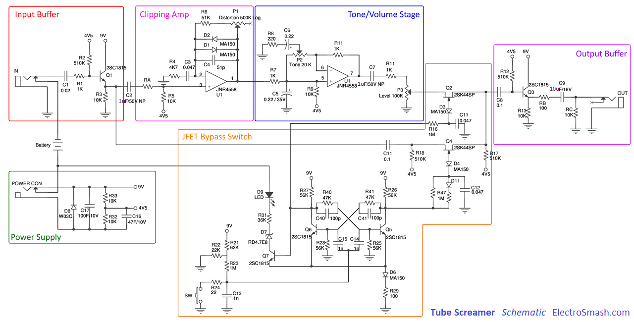 Knob Tube Wiring Diagram Electrosmash Tube Screamer Circuit Analysis Knob Tube Wiring Diagram Electrosmash Tube Screamer Circuit Analysis