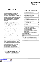 Kymco Super 8 Wiring Diagram Kymco Super8 50 Service Manual Pdf Download