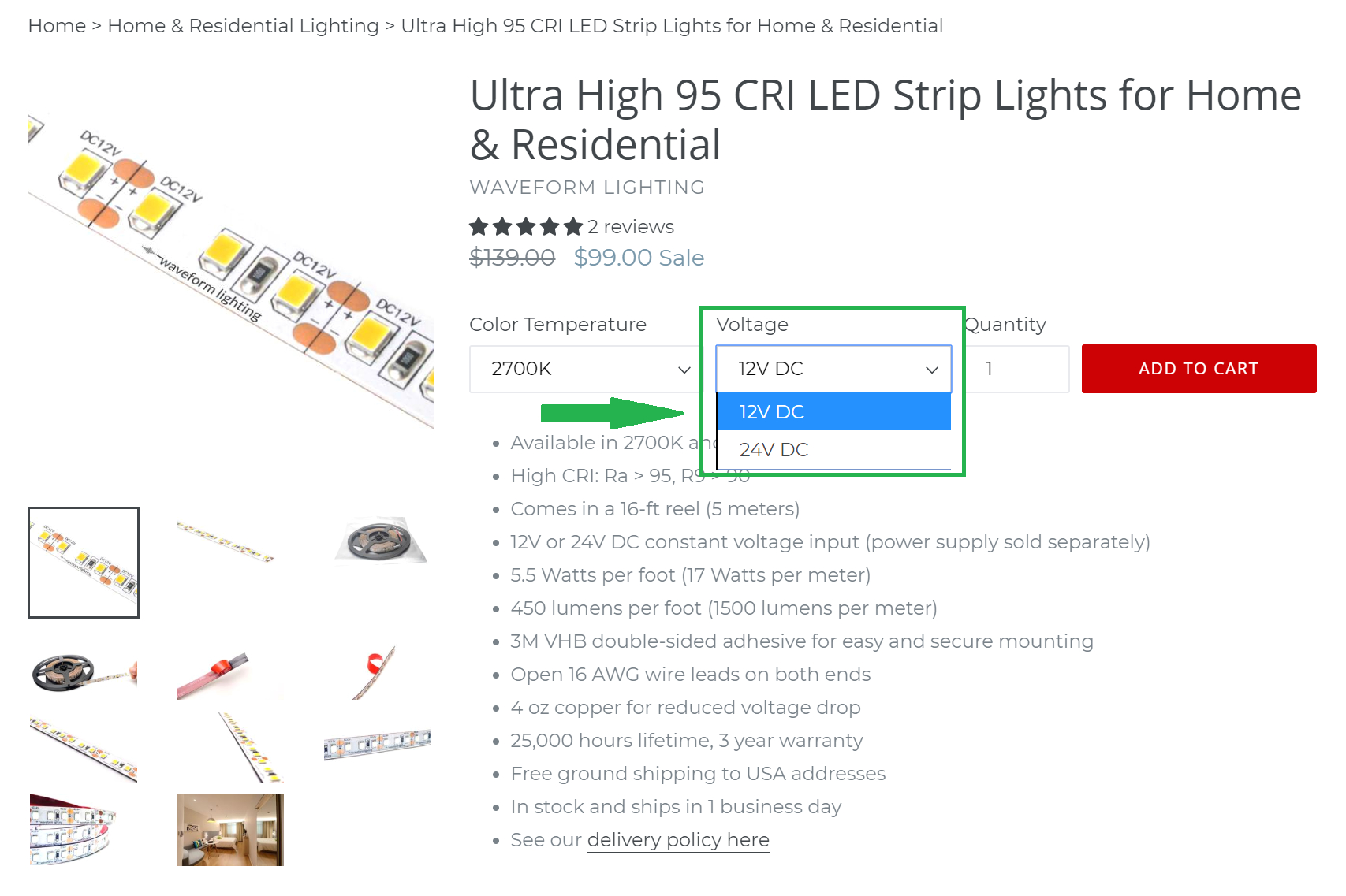 Led Strip Wiring Diagram Advantages Of A 24v Led System Vs 12v Waveform Lighting Led Strip Wiring Diagram Advantages Of A 24v Led System Vs 12v Waveform Lighting