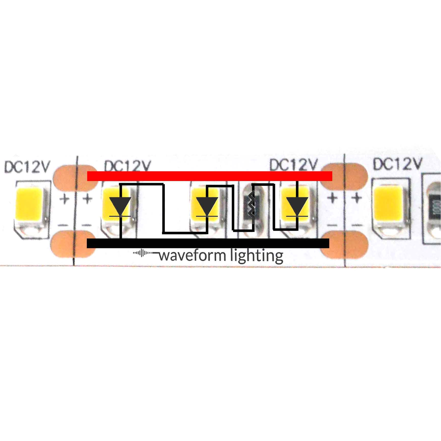Led Strip Wiring Diagram Advantages Of A 24v Led System Vs 12v Waveform Lighting Led Strip Wiring Diagram Advantages Of A 24v Led System Vs 12v Waveform Lighting