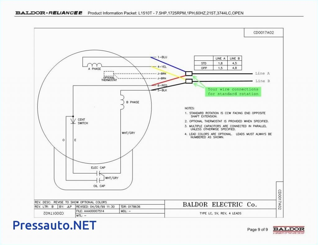 Leeson 5hp Motor Wiring Diagram Leeson Dc Motor Wiring Diagram Wiring Diagram Centre