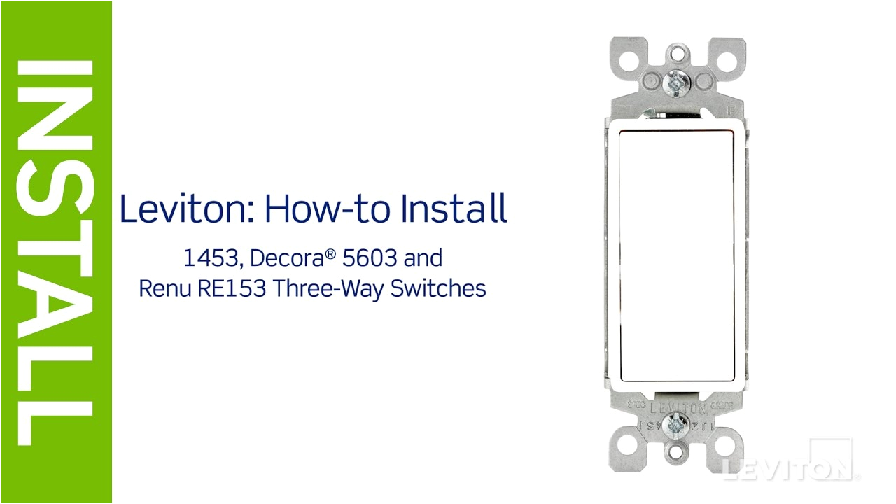 Leviton 3 Way Dimmer Switch Wiring Diagram Leviton Presents How to Install A Three Way Switch Youtube Leviton 3 Way Dimmer Switch Wiring Diagram Leviton Presents How to Install A Three Way Switch Youtube