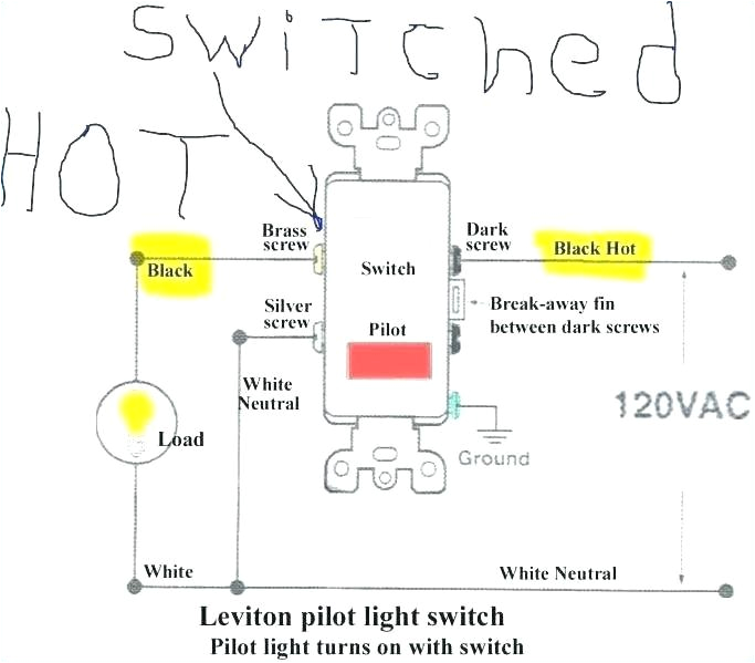 Leviton Double Pole Switch Wiring Diagram toggle Switch Wiring Diagram Home Wiring Schematic Diagram 41