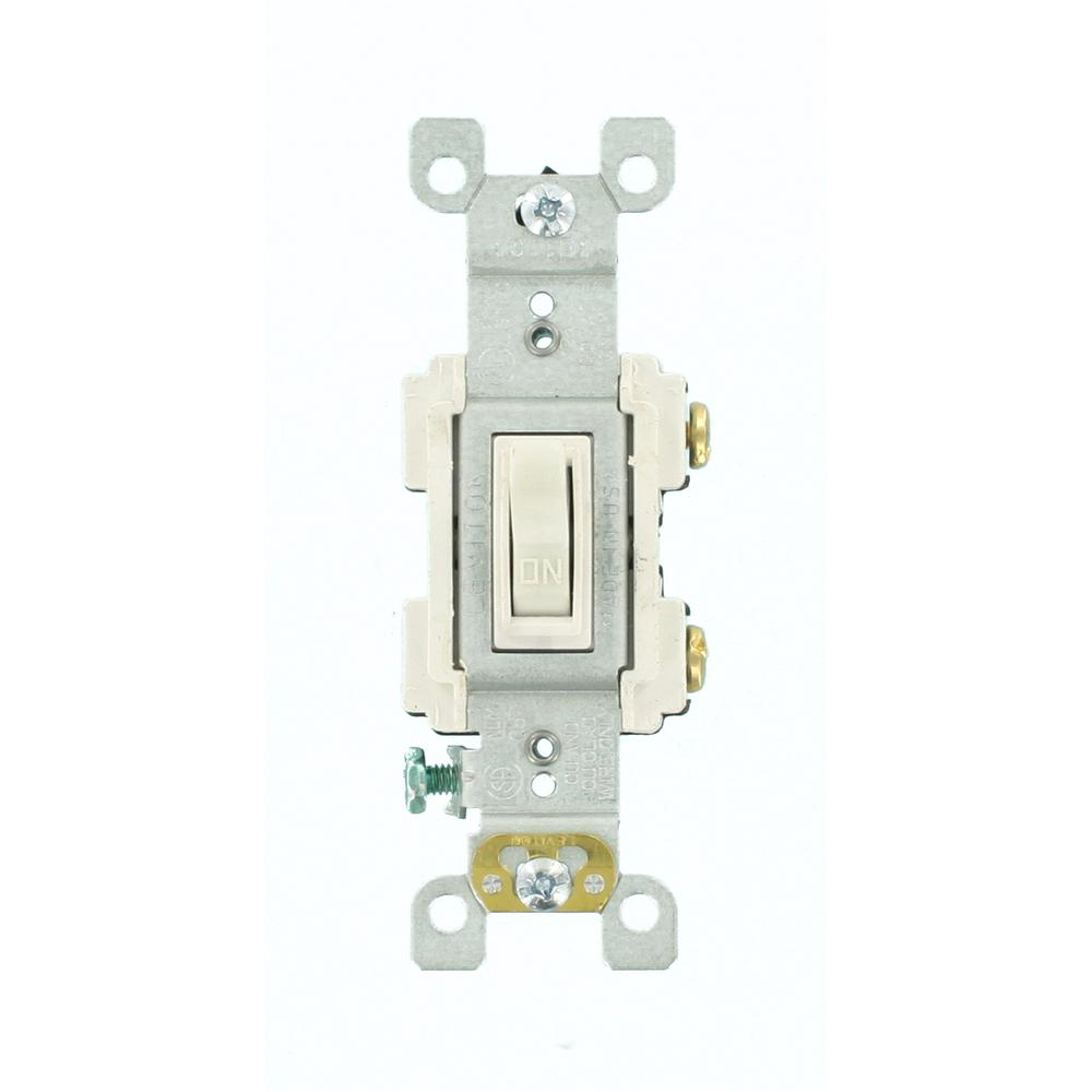 Leviton Light Switch Wiring Diagram Single Pole Leviton 15 Amp Preferred Switch White R62 Rs115 02w the Home Depot Leviton Light Switch Wiring Diagram Single Pole Leviton 15 Amp Preferred Switch White R62 Rs115 02w the Home Depot