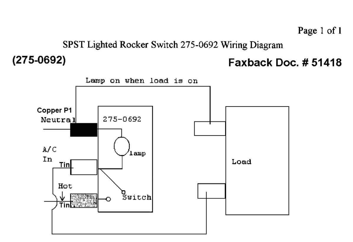 Lighted Rocker Switch Wiring Diagram 110v Ac Switch Wiring Wiring Diagram Expert