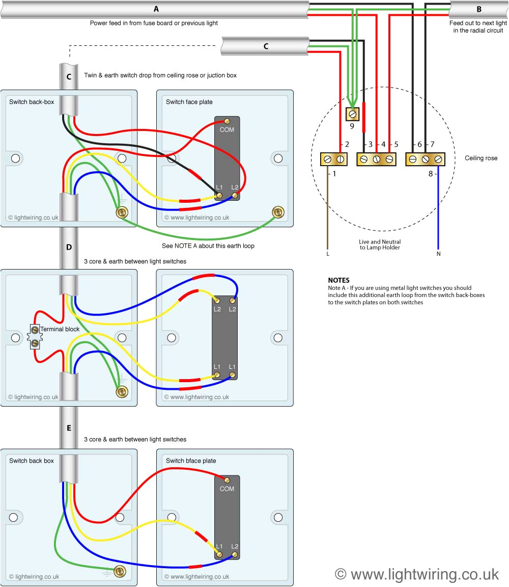 Lighting 2 Way Switching Wiring Diagram Wiring A 2 Way Switch with Intermediate Wiring Diagram View Lighting 2 Way Switching Wiring Diagram Wiring A 2 Way Switch with Intermediate Wiring Diagram View