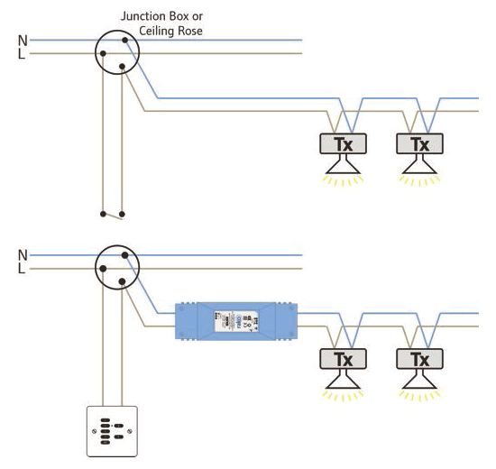 Lighting Wiring Diagram Uk the Rako Wireless Dimming Controls In Detail Ceiling In Line and Lighting Wiring Diagram Uk the Rako Wireless Dimming Controls In Detail Ceiling In Line and