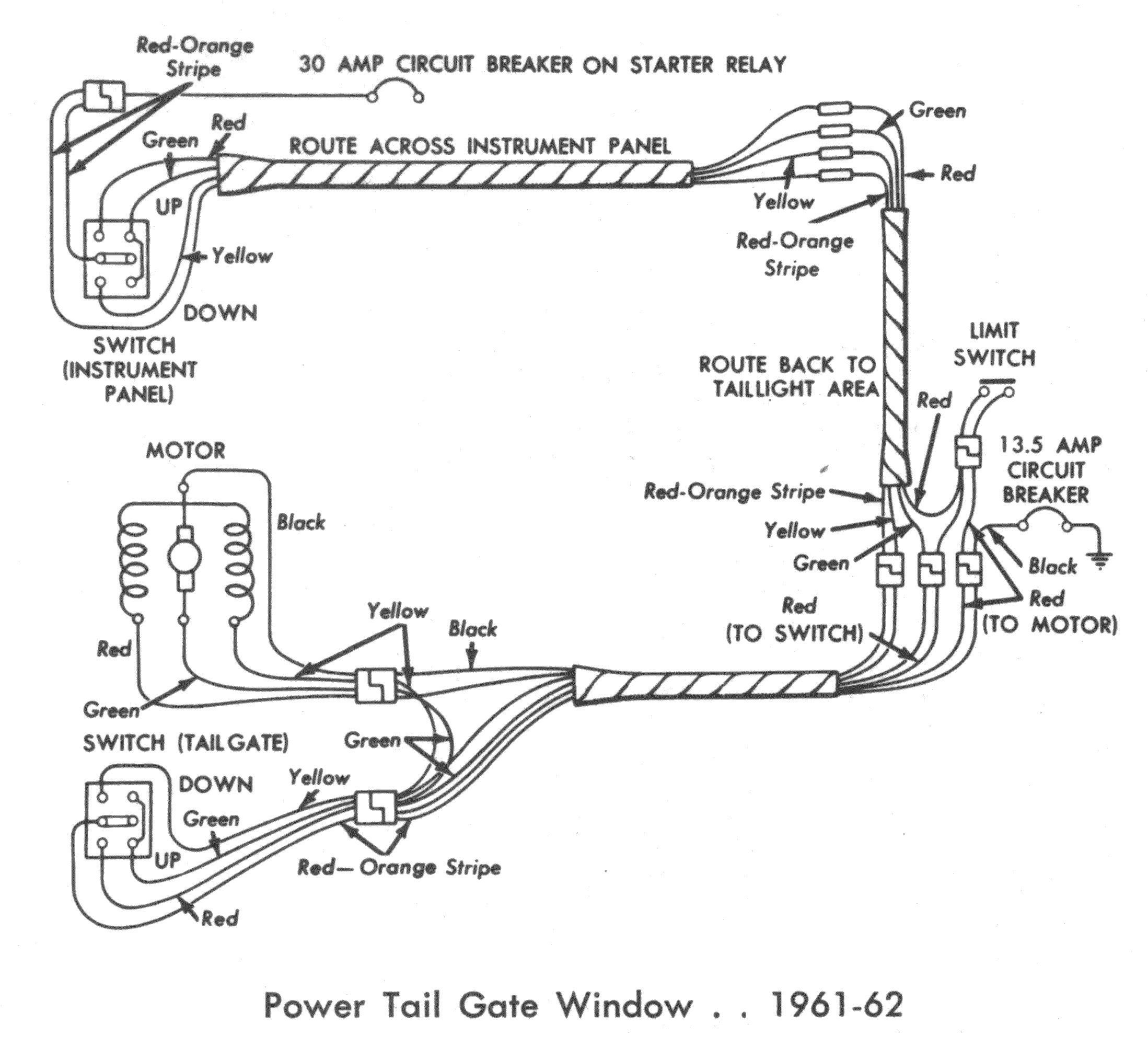 Limit Switch Wiring Diagram Motor Tailgate Window Limit Switch Restoration Limit Switch Wiring Diagram Motor Tailgate Window Limit Switch Restoration