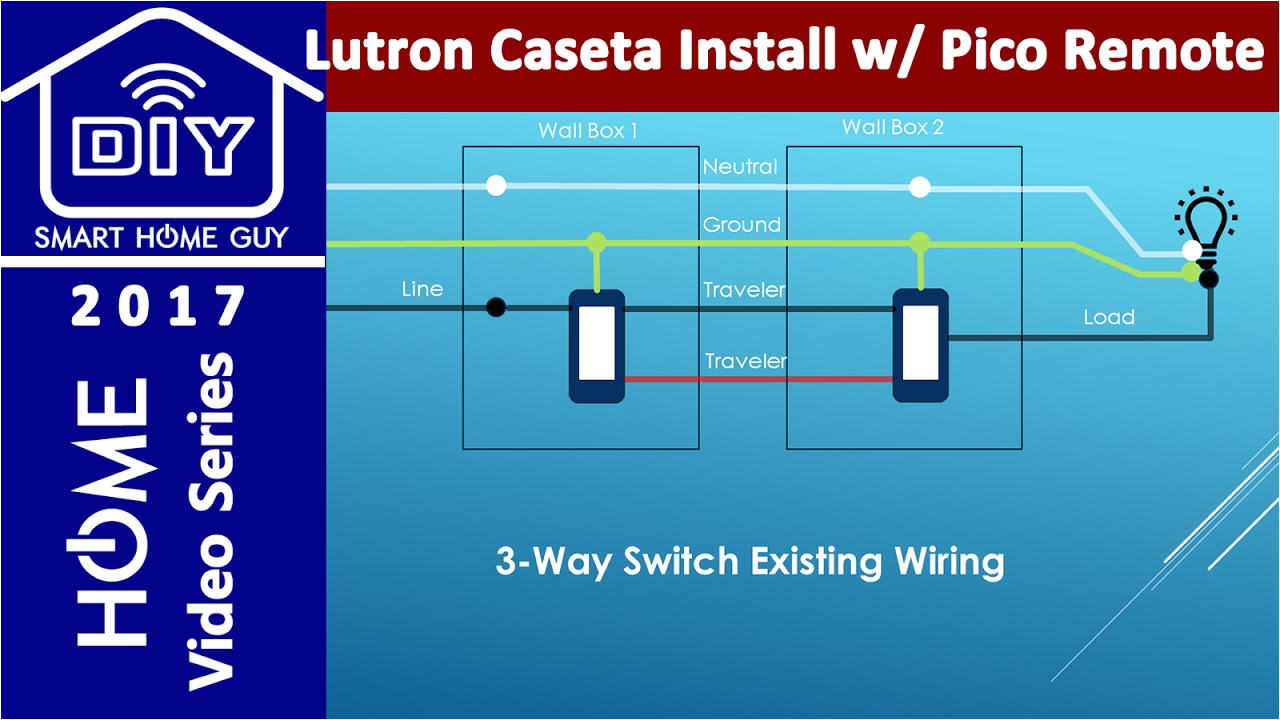 Lutron Skylark Dimmer Wiring Diagram Diy 3 Way Switch Lutron Caseta Wireless Dimmer Install with No Lutron Skylark Dimmer Wiring Diagram Diy 3 Way Switch Lutron Caseta Wireless Dimmer Install with No