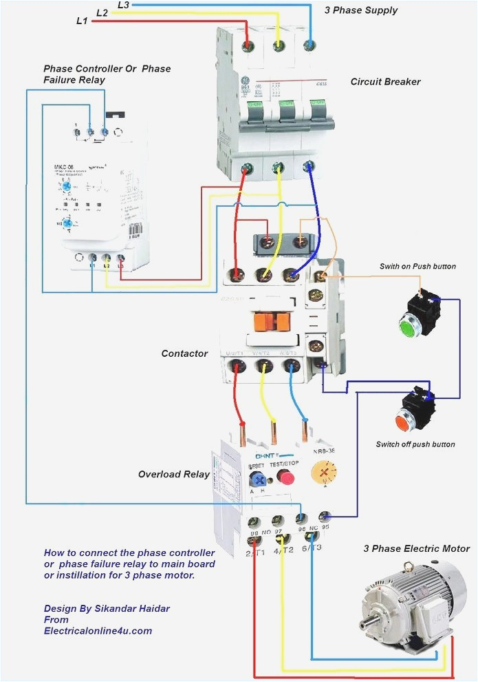 Magnetic Contactor Wiring Diagram Pdf 3 Phase Motor Starter Wiring Diagram Pdf Wiring Diagram Technic