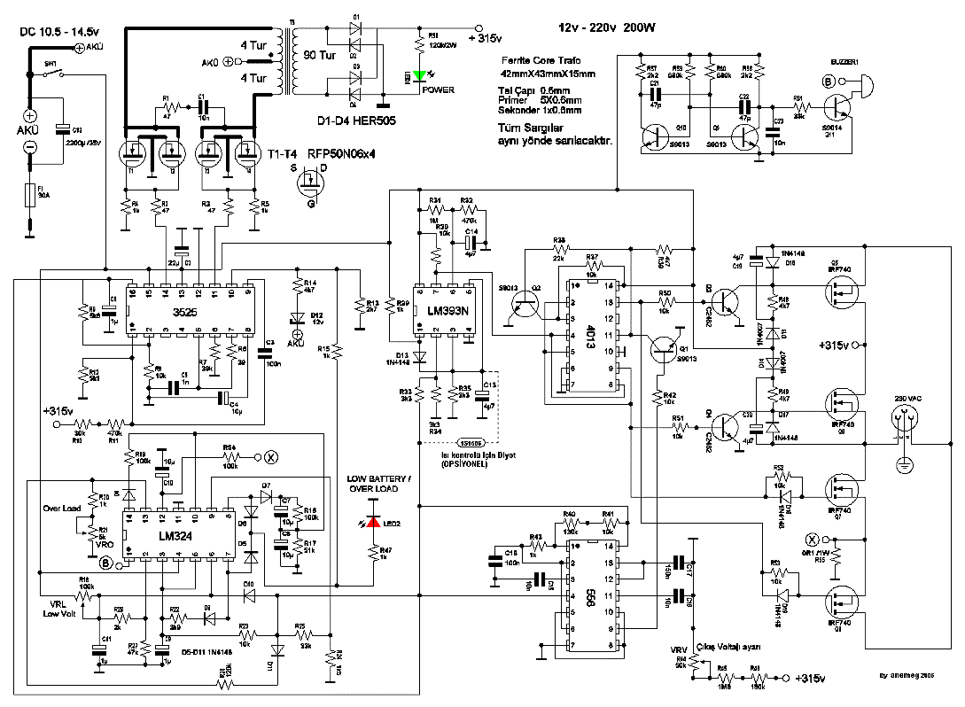Mars 10588 Motor Wiring Diagram Wrg 4423 12v to 220v Inverter Circuit Diagram Pdf
