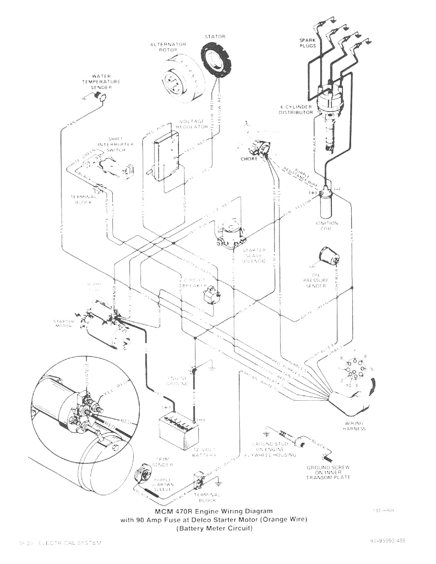 Mercruiser 470 Wiring Diagram 470 Mercruiser Wiring Diagram Wiring Diagram Val