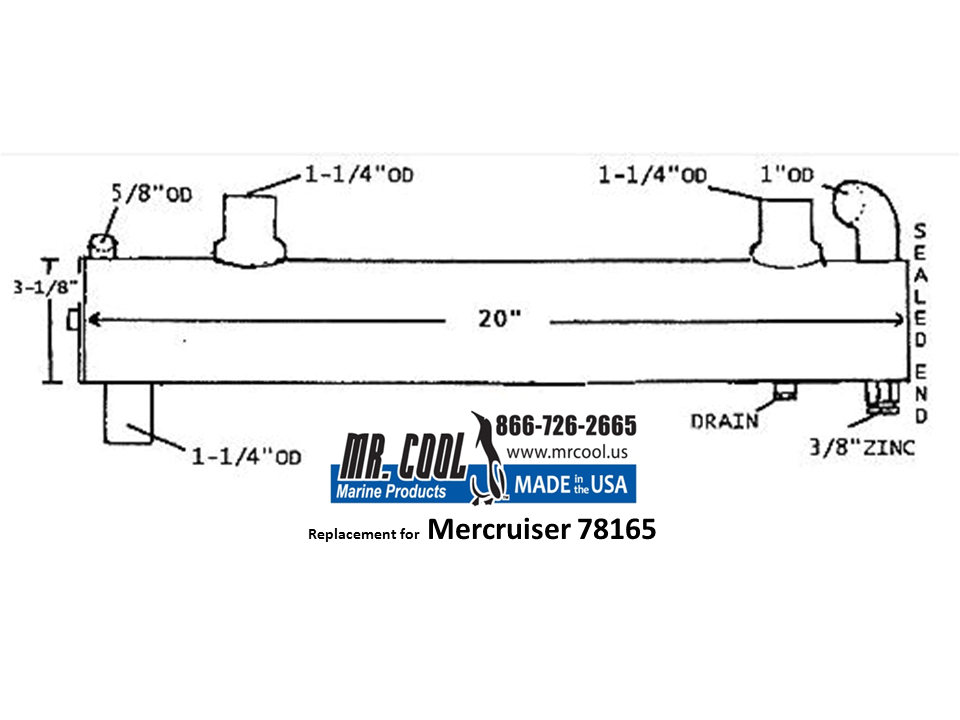 Mercruiser 470 Wiring Diagram 78165 Mercruiser Heat Exchanger Mercruiser 470 Wiring Diagram 78165 Mercruiser Heat Exchanger