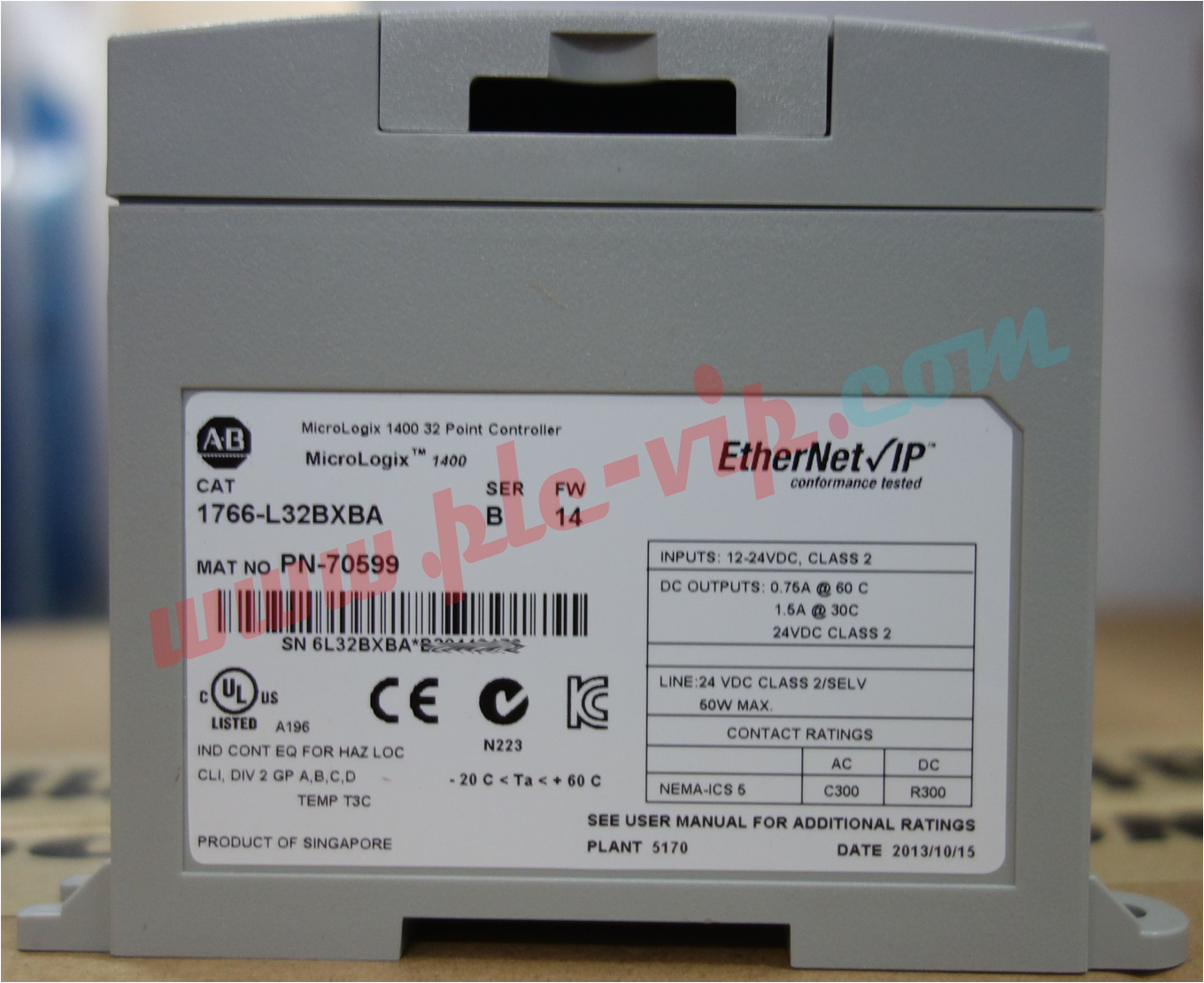 Micrologix 1400 Wiring Diagram Allen Bradley Plc 1766 L32bxba 1766l32bxba for Sale Ab