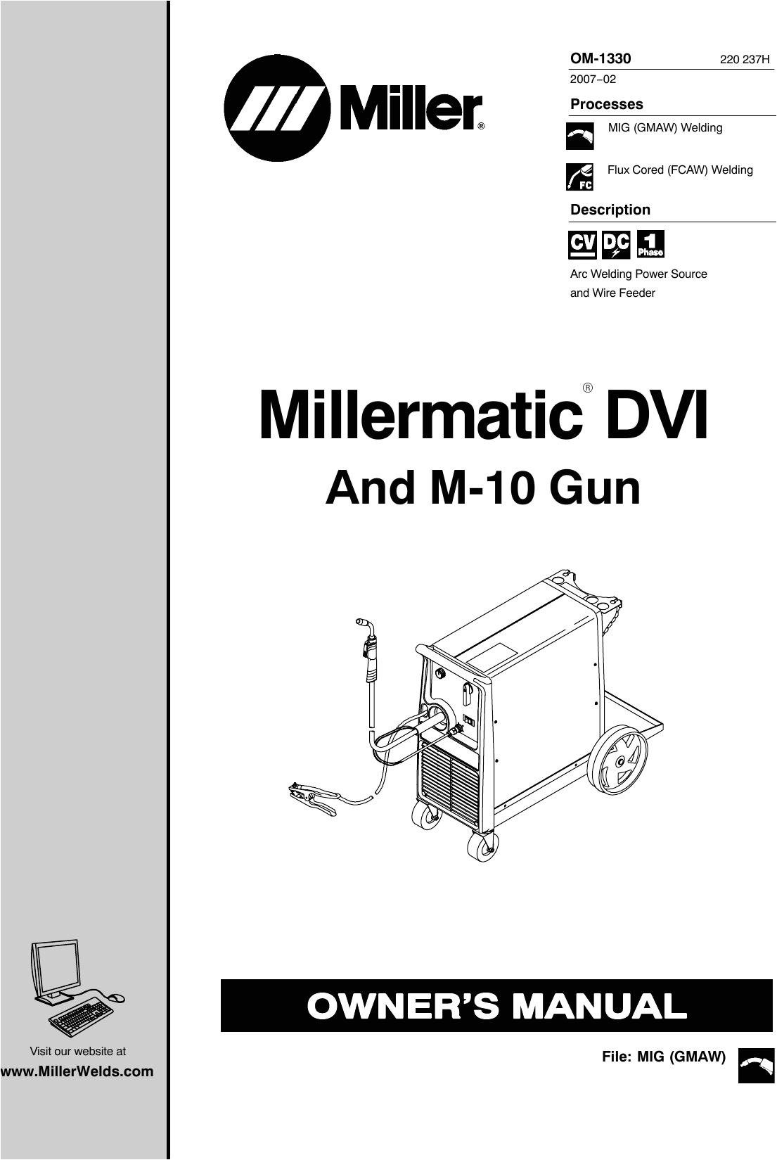 Millermatic 200 Wiring Diagram Miller Electric Millermatic Dvi Users Manual Millermatic 200 Wiring Diagram Miller Electric Millermatic Dvi Users Manual